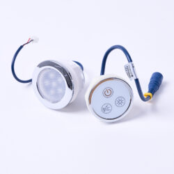 Ljós með rofabúnaði og tengiboxi