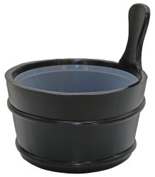 Sauna Svört 4 L viðarfata